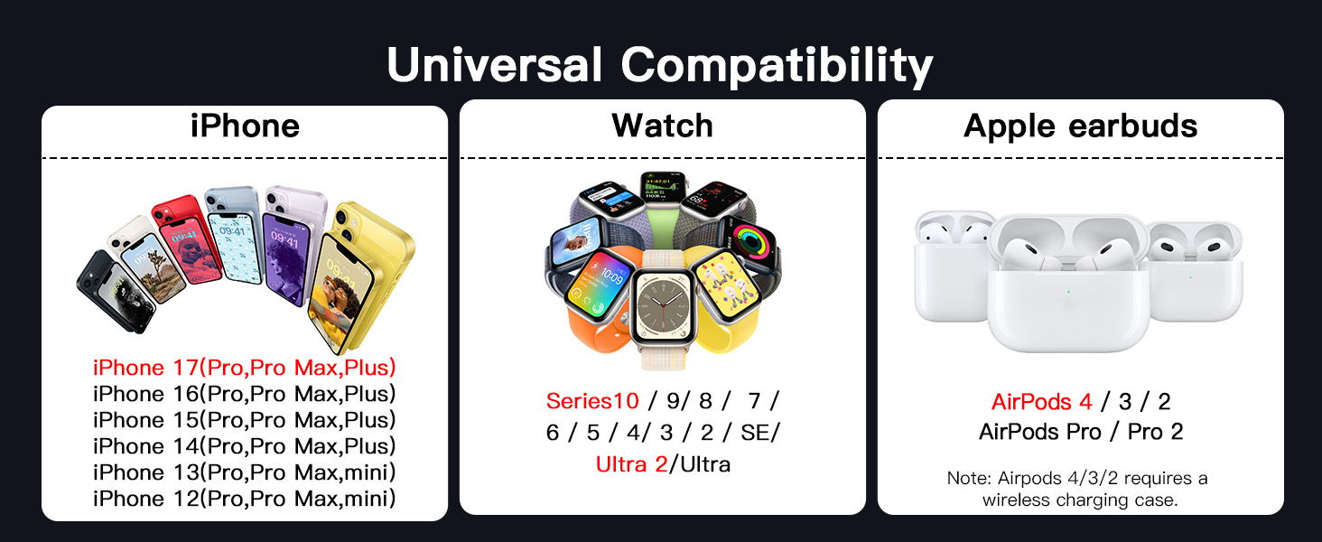 3 in 1 charging station apple