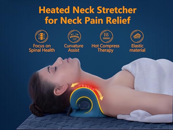 Cervical Neck Traction pillow just 10 minutes for neck pain relief.
