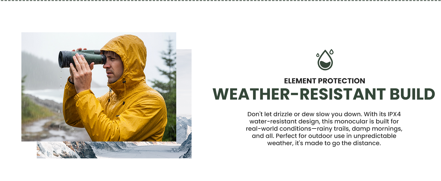 WEATHER-RESISTANT BUILD