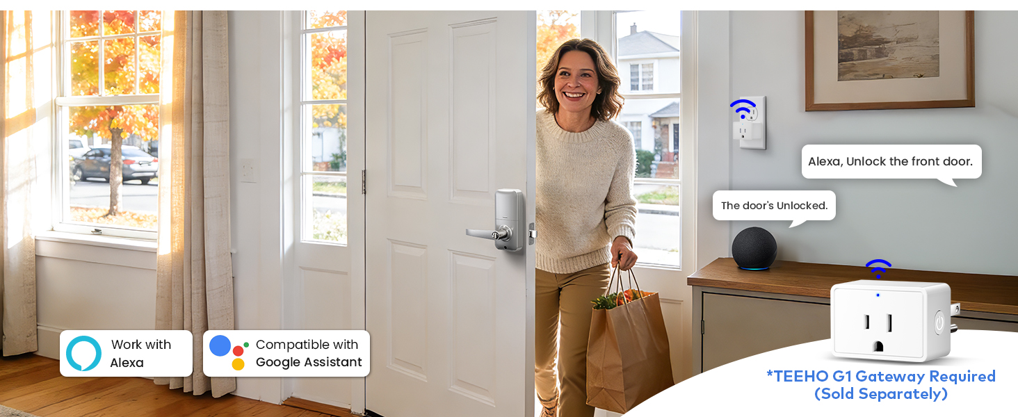 Voice control requires TEEHO G1 gateway