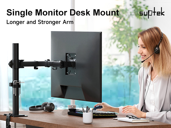 Single Monitor Arm Desk Mount