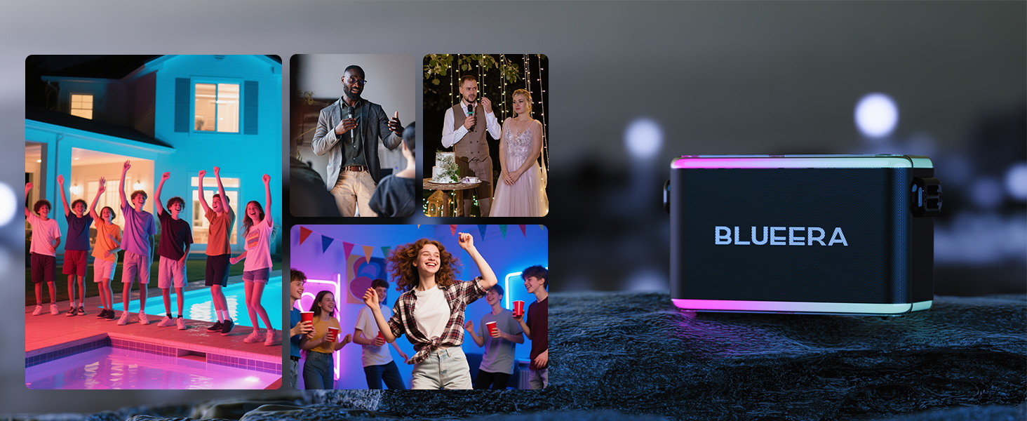 Portable Bluetooth Karaoke Speaker