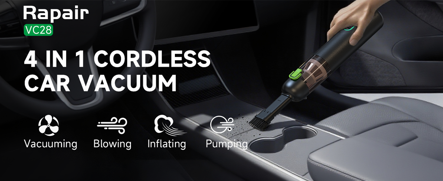 4 in1 cordless car vacuum