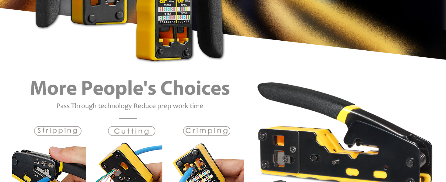 rj45 crimp tool pass through