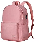 SUPACOOL Lightweight Casual Laptop Backpack with USB Charging Port For for Men and Women, Backpac...