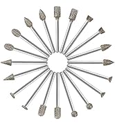60 Grit 20Pcs ?????????????? ???????? ?????? - GOXAWEE Rotary Grinding Burrs Engraving Bits Set w...