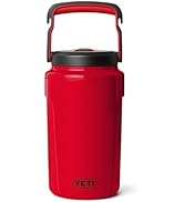 YETI Half Gallon Insulated Straw Cap Water Jug – Leakproof, Lightweight Sports Bottle with Fence ...