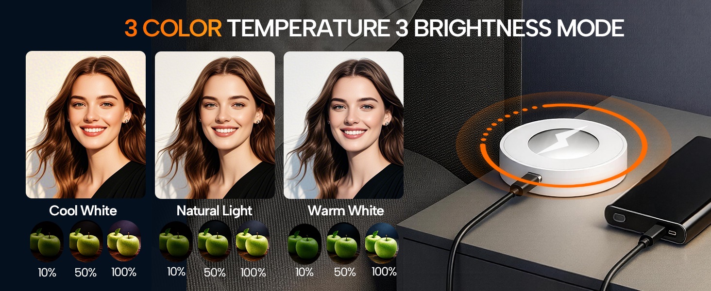 magnetic selfie light