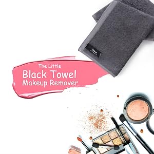 black makeup remover cloths
