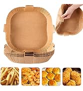 Air Fryer Disposable Paper Liner, Square Parchment Cooking Non-Stick, Baking Roasting Food Grade ...