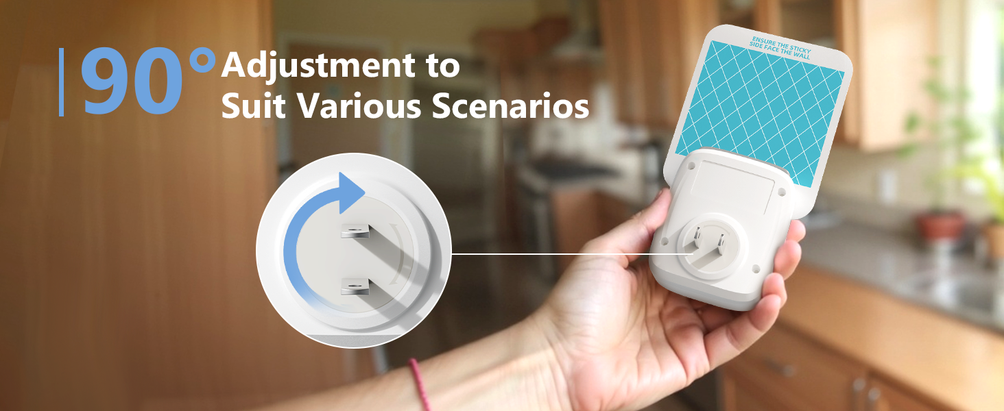 90° Adjustment to Suit Various Scenarios