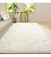 Amearea Premium Soft Fluffy Rug Modern Shag Carpet, 5' x 7', Fuzzy Plush Rugs for Living Room Bed...