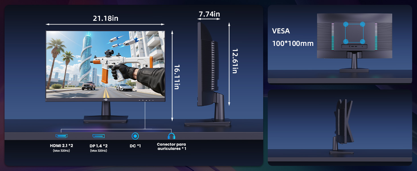24 inch 240hz curved Gaming Monitor