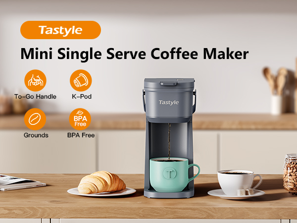 gray single serve coffee maker