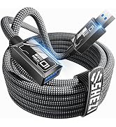 Vexipia USB Extension Cable 10FT, USB 3.0 Extension Cable Type A Male to Female USB Extender Cord...
