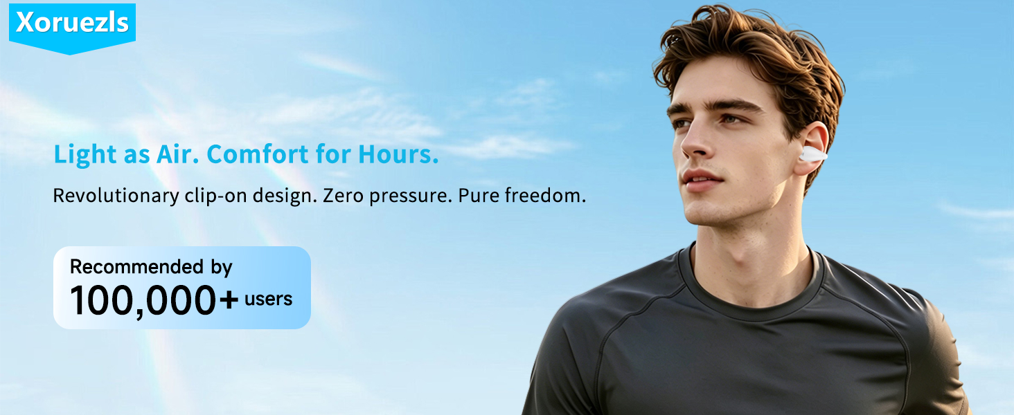 Lightweight Comfort Clip on Earbuds
