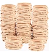 Rubber Bands Size #33 Beige 120pcs Elastic Rubber Bands for Office Supplies