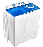 ARLIME Portable Washing Machine, 26 lbs Washer and Spinner Combo with Drain Pump,18 lbs Washing 8...