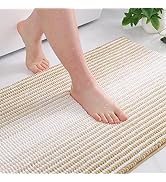 Colorxy Chenille Bathroom Rugs, Extra Soft and Absorbent Bath Mat, Non-Slip Machine Washable Rug,...