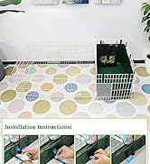 GINIDEAR Guinea Pig Cage Liner, for 28"x13" Area Litter Box &amp; Hay Feedder for Guinea Pig Rabbits ...