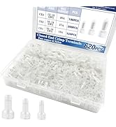Tmyjfjingxi 620PCS Closed End Wire Crimp Connectors 22-16,16-14,12-10AWG Nylon Wire Caps Electric...