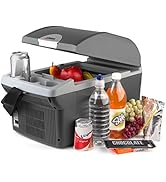 Wagan EL6214 Personal Thermoelectric Cooler/Warmer, 14 Liter Capacity, Portable Electric Car Cool...