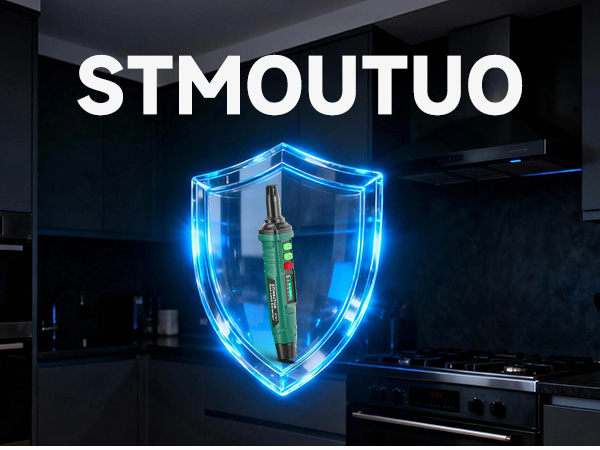 STMOUTUO Natural Gas Leak Detector, Propane/Methane/Combustible Gas Detector, Home/RV