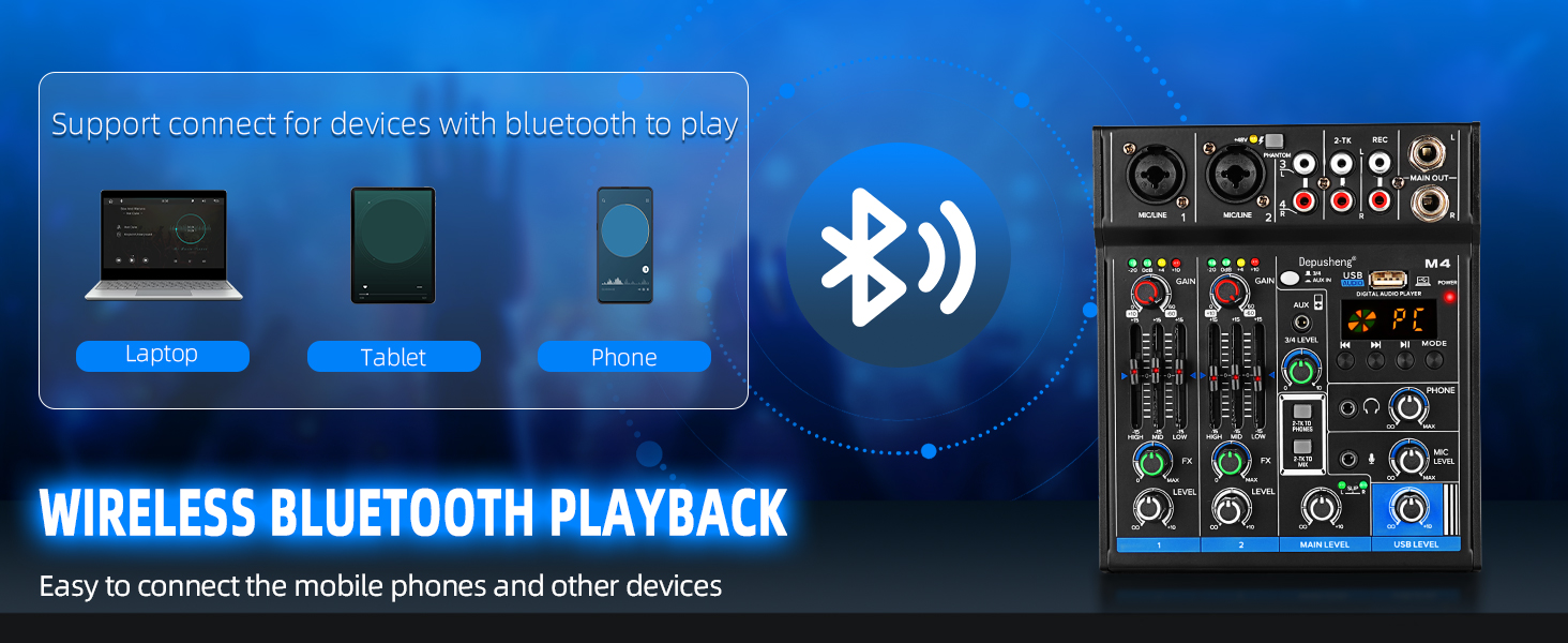 M4 Portable Mini Mixer