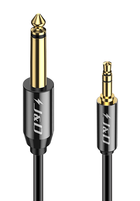 1/4 TS to 1/8 TRS Cable