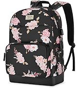 MOSISO 15.6-16 inch 20L Laptop Backpack for Women Girls, Polyester Anti-Theft Stylish Casual Dayp...