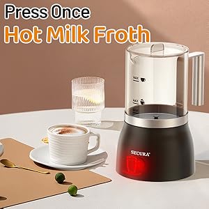 secura milk frother secura electric milk frother milk foamer milk frother secura milk warmer