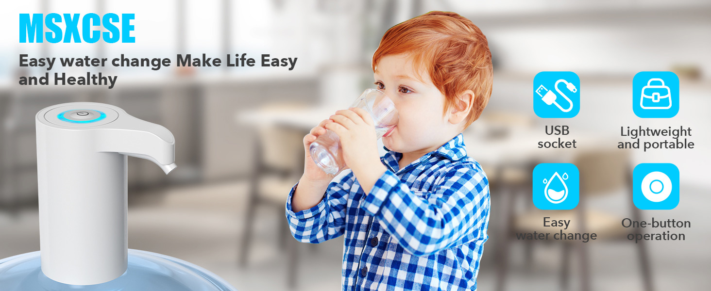 Electric Water Bottle Pump