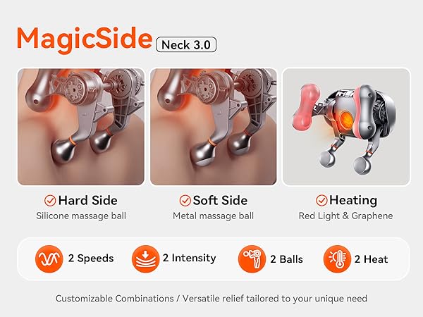 IKEEPFIT Cordless Neck Massager with Heat