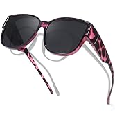 Myiaur Polarized Fit Over Glasses Sunglasses for Women - Trendy Sun Glasses to Go Over Eyeglasses...