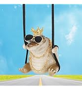 Motaney Swinging Animal Car Hanging Accessories, Car Mirror Hanging Accessories Rear View Mirror ...