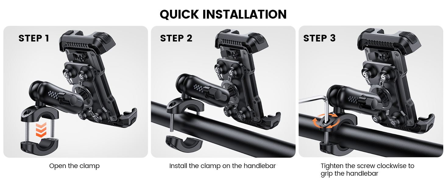 Phone Mount for Motorcycle