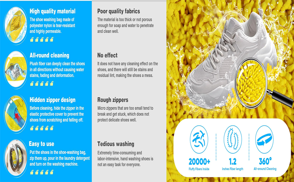 Shoe Washing Machine Bag