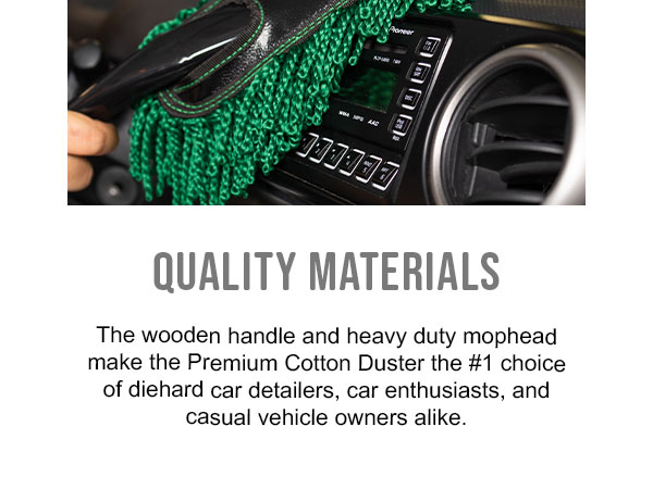 premium cotton car duster detailing detail 