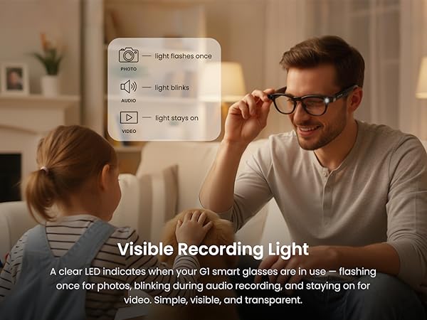 video recording glasses