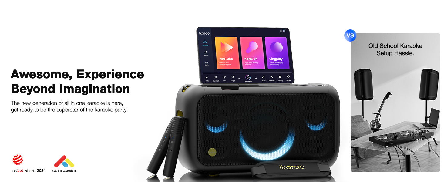 Ikarao Break X1 Karaoke Machine