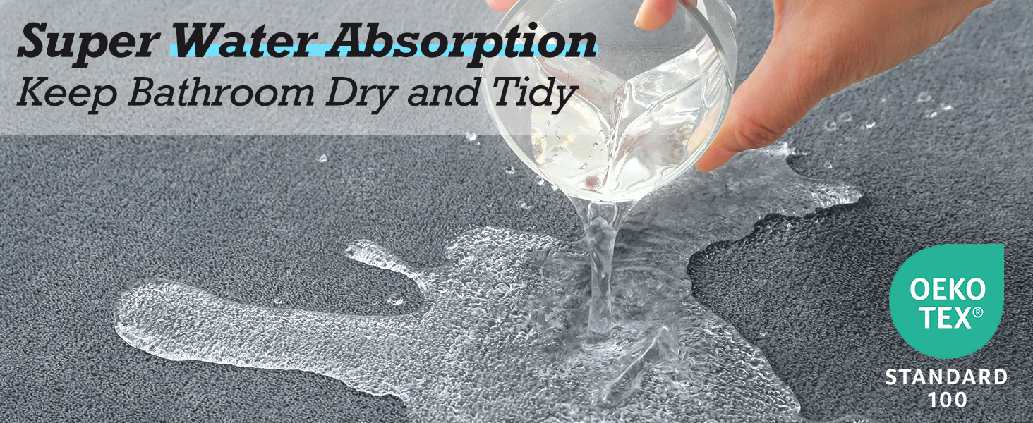 Super Water Absorption Keep Bathroom Dry and Tidy