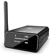 Auris Blume Pro HiFi Bluetooth 5.3 Music Receiver Long Range Bluetooth Adapter with Audiophile DA...