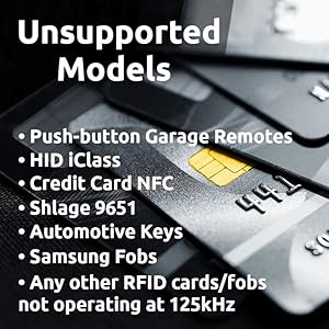 unsupported models for keysy