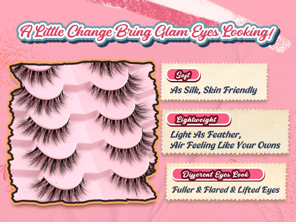 false lashes natural look