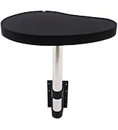 Synaiolma Spa Caddy Side Table Tray, 360° Rotation Design Spa Tray Table Keep Snacks and Drinks H...