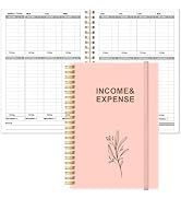 Heveboik Income &amp; Expense Log Book - A5 Income and Expense Ledger Book for Small Business, Accoun...