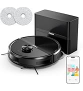 PGID Self-Emptying Robot Vacuum Cleaner, Robot Vacuum and Mop,FlexiArm Edge Mopping,5000Pa Suctio...