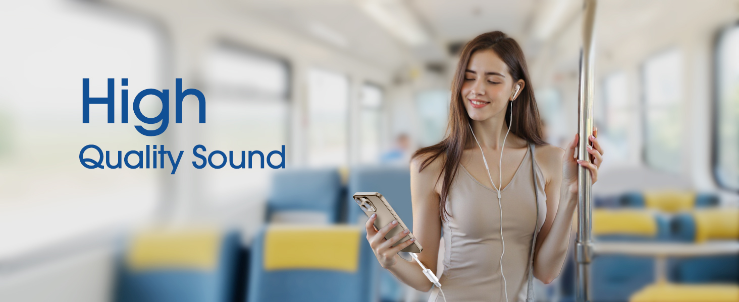 TechMatte Lightning to USB C Audio Adapter Cable