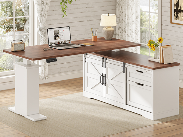 standing corner desk