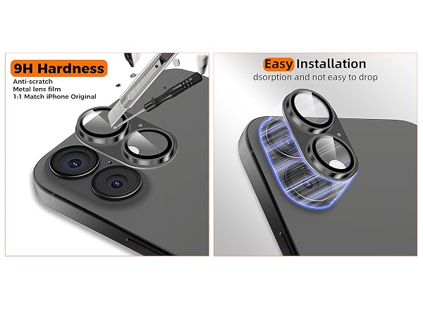 WowFluy 2 Pack Screen Protector for iPhone 17 with Lens Protector
